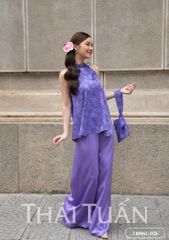 Set Áo Yếm Nữ Thái Tuấn Hoa Màu Tím 14006L026