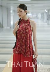 Set Áo Yếm Nữ Thái Tuấn Hoa Màu Đỏ 14006L032