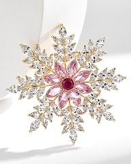 Cài Áo Blush Snowflake
