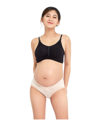 Quần Lót Dành Cho Mẹ Bầu Cạp Chéo Vải Sợi Cotton Lụa Miley Nature Miley Lingerie PRC0200