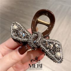 Kẹp Tóc Nữ Meri Sparkling Bow