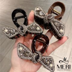 Kẹp Tóc Nữ Meri Sparkling Bow