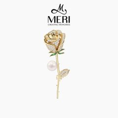 Cài Áo Nữ Meri Golden Rose