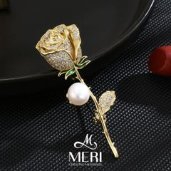 Cài Áo Nữ Meri Golden Rose