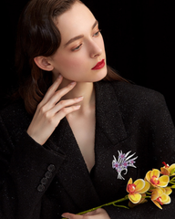 Cài Áo Nữ Meri Red Lily