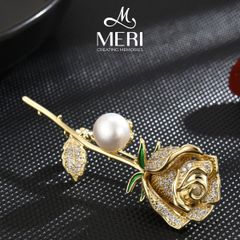 Cài Áo Nữ Meri Golden Rose