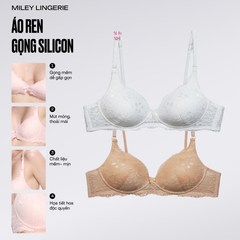 Combo 2 Áo Ngực Ren Không Gọng Mút Mỏng Miley Lingerie BRL02005-BRL09005
