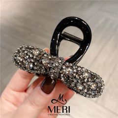 Kẹp Tóc Nữ Meri Crystal Bow