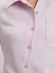 Áo Sơ Mi Vạt Bất Đối Xứng