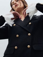 Áo Blazer Tay Phối Ren