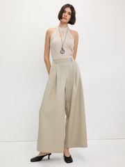 Áo Ba Lỗ Dệt Kim Cổ Yếm
