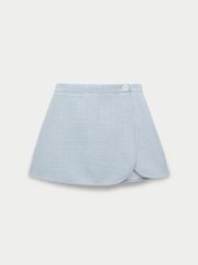 Chân Váy Dạ Dáng Chữ A Xẻ Tà