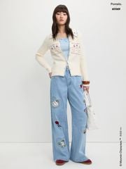 Áo Cardigan Họa Tiết Moomin