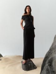 Quần Dài Ống Suông Xếp Li