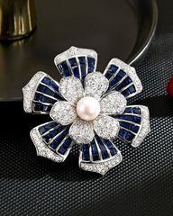 Cài Áo Blue Petal
