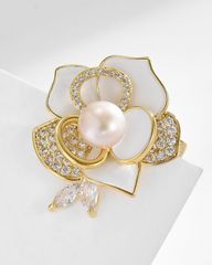Cài Áo Rose Blossom