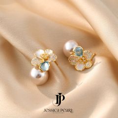 Hoa Tai Nữ Kya Jewel Floral Elegance