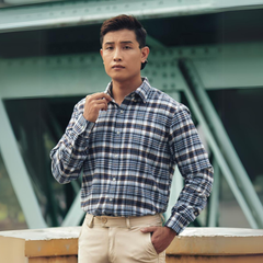 Áo Sơ Mi Nam Thái Tuấn Tay Dài 1C733K