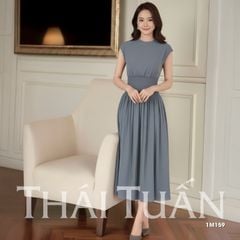 Đầm Nữ Thái Tuấn Cổ Tròn Sát Dáng Xòe 1M159