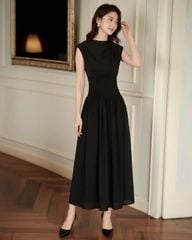 Đầm Nữ Thái Tuấn Cổ Tròn Sát Dáng Xòe 1M159