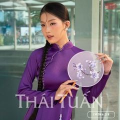 Áo Dài Nữ Thái Tuấn 1W58A214