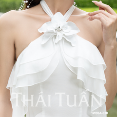 Set Áo Và Quần Nữ Thái Tuấn Phối Bèo 1W96A020