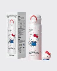 Bình Nước Giữ Nhiệt 500ml In Hình Hello Kitty