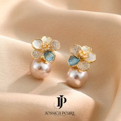 Hoa Tai Nữ Kya Jewel Floral Elegance