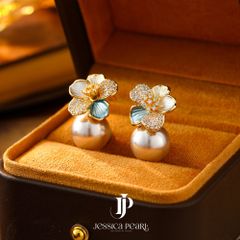 Hoa Tai Nữ Kya Jewel Floral Elegance