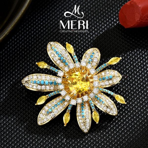 Cài Áo Nữ MERI Floral Sunshine