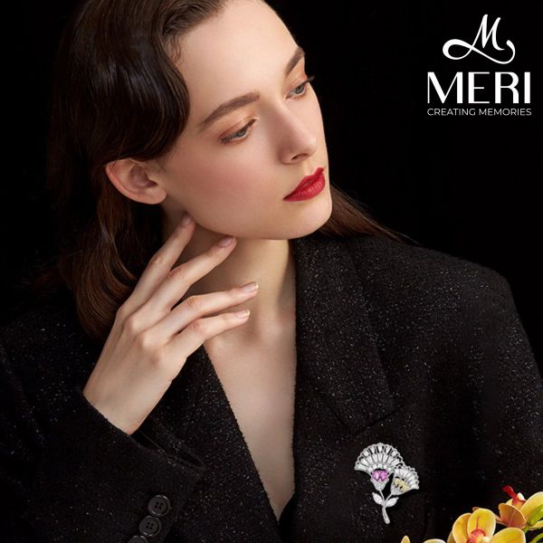 Cài Áo Nữ MERI Sparkling Celosia