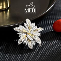 Cài Áo Nữ MERI Leaf Crevice