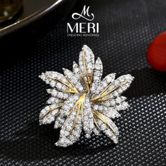 Cài Áo Nữ MERI Leaf Crevice