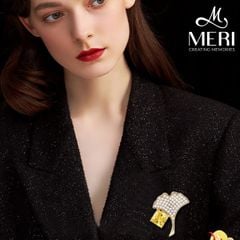 Cài Áo Nữ MERI Golden Ginkgo