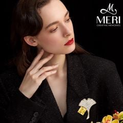 Cài Áo Nữ MERI Golden Ginkgo