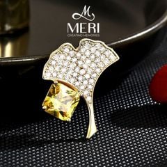 Cài Áo Nữ MERI Golden Ginkgo