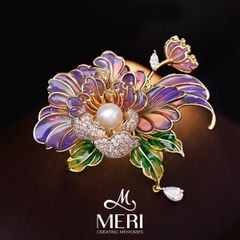 Cài Áo Nữ MERI Graceful Peony