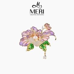 Cài Áo Nữ MERI Graceful Peony