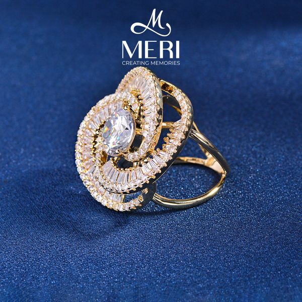 Cài Khăn Nữ MERI Sparkling Spiral