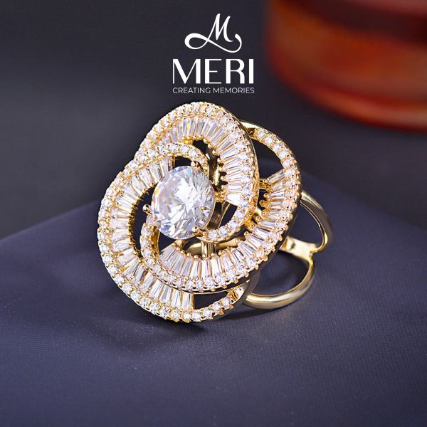 Cài Khăn Nữ MERI Sparkling Spiral