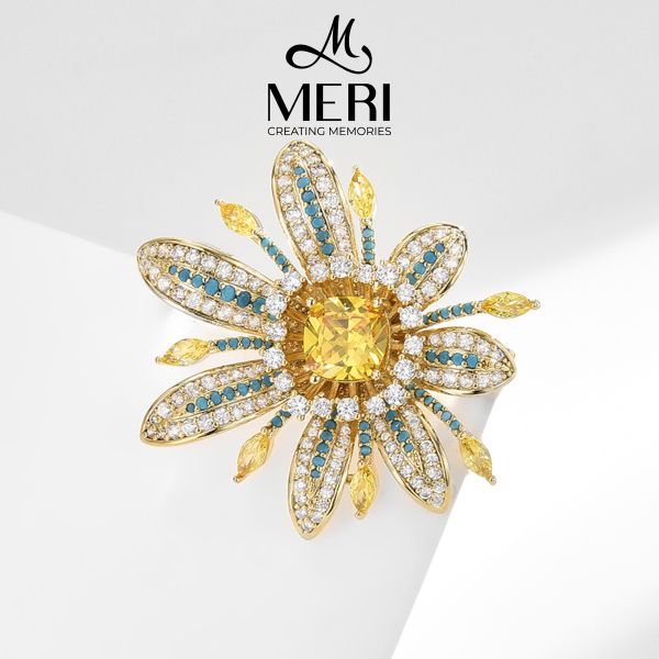 Cài Áo Nữ MERI Floral Sunshine