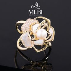 Cài Khăn Nữ MERI Rose Pearl