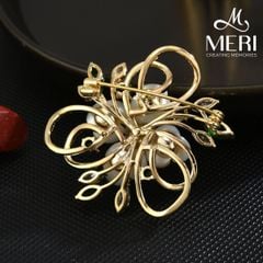 Cài Áo Nữ MERI Pearl Bouquet