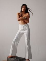 Quần Jeans Nữ Ống Rộng