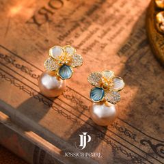 Hoa Tai Nữ Kya Jewel Floral Elegance