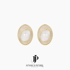 Hoa Tai Nữ Kya Jewel Swirl Pearl