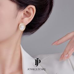 Hoa Tai Nữ Kya Jewel Swirl Pearl