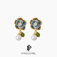 Hoa Tai Nữ Kya Jewel Camellia Pearl