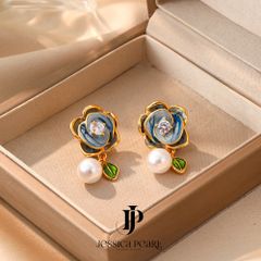 Hoa Tai Nữ Kya Jewel Camellia Pearl