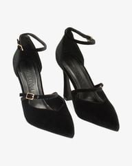 Giày Nữ Primadonna Collection Women Shoes Open Shank Velvet Nero